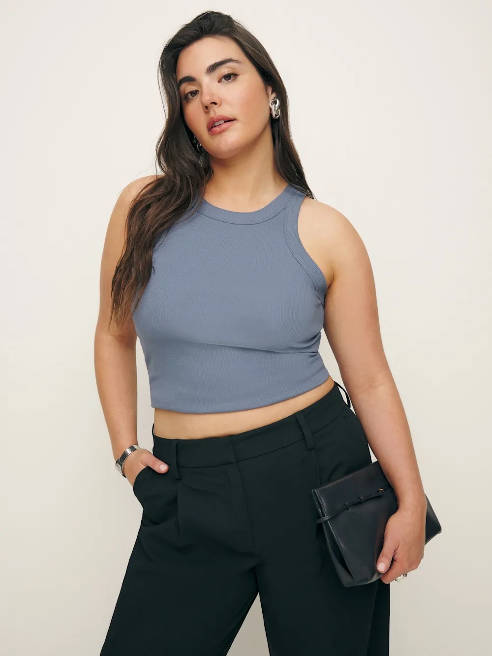 Reformation Tasha Tank Cornflower - Size L
